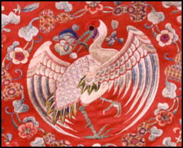 20080215-Chinese robe crane symbol of longevity kent State.jpg
